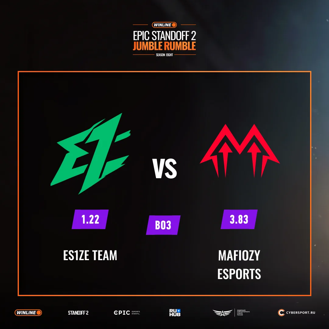 Наш игровой вечер продолжается, на очереди встреча ES1ZE Team и Mafiozy eSports ⚡