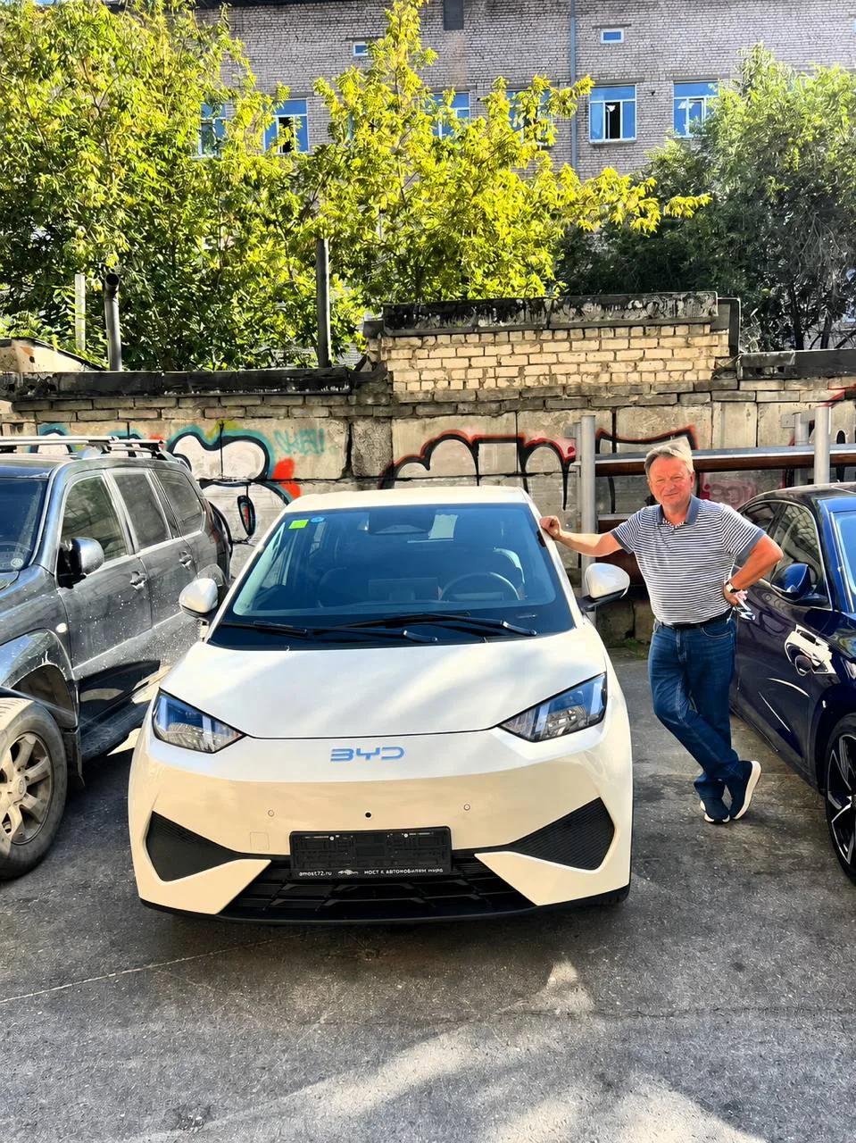 Ещё один автомобиль передан своему владельцу — BYD Seagull отправляется к Сергею из Чел...