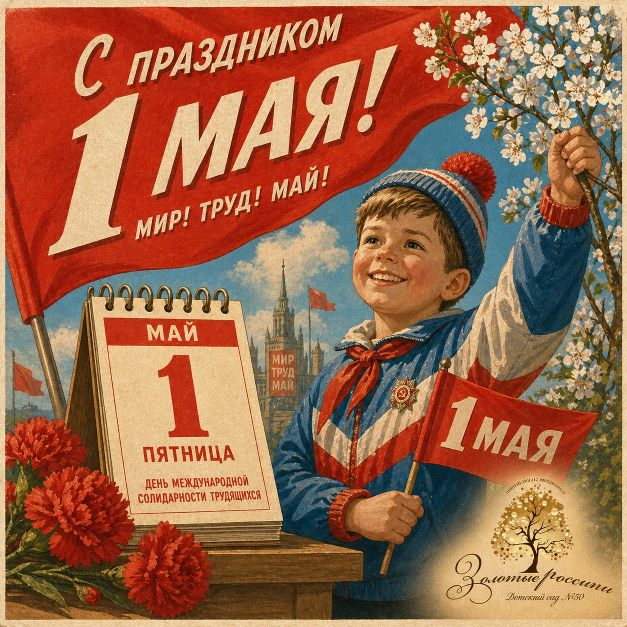 🌿С Праздником Весны и Труда!