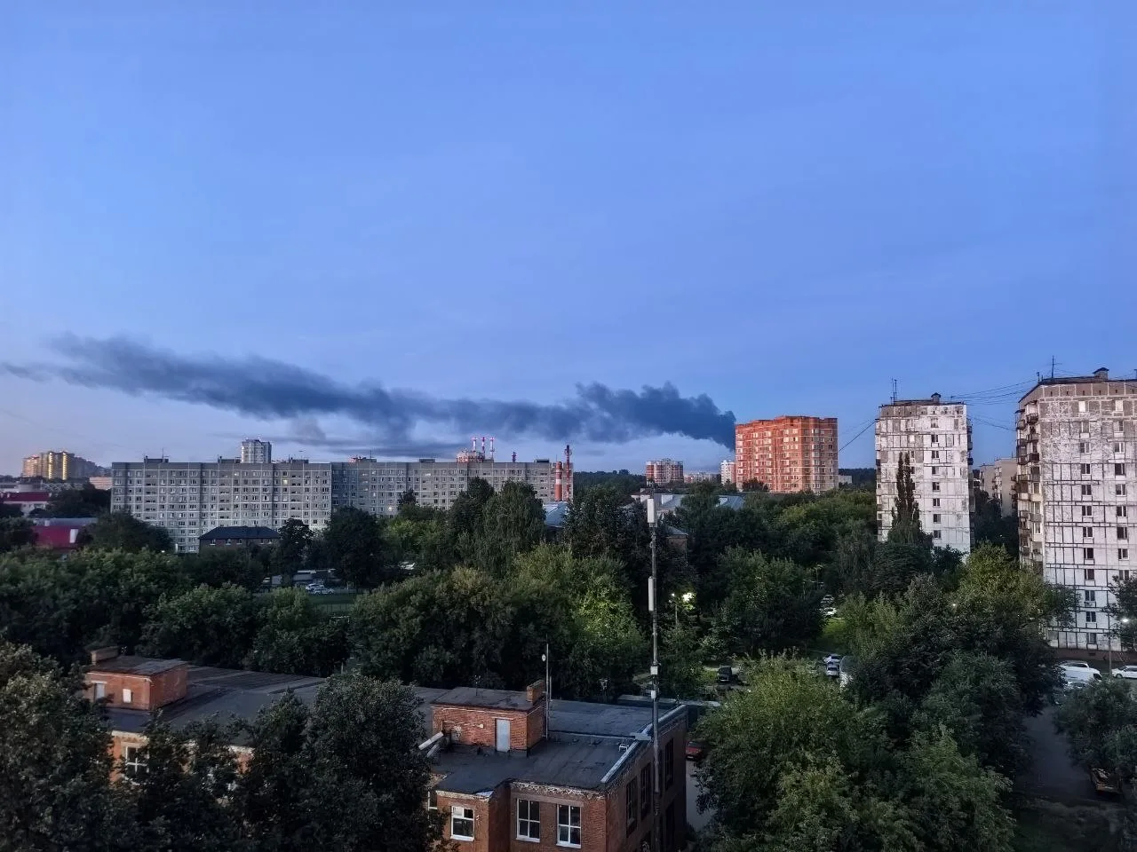 В Подольске что - то где - то горит 😱