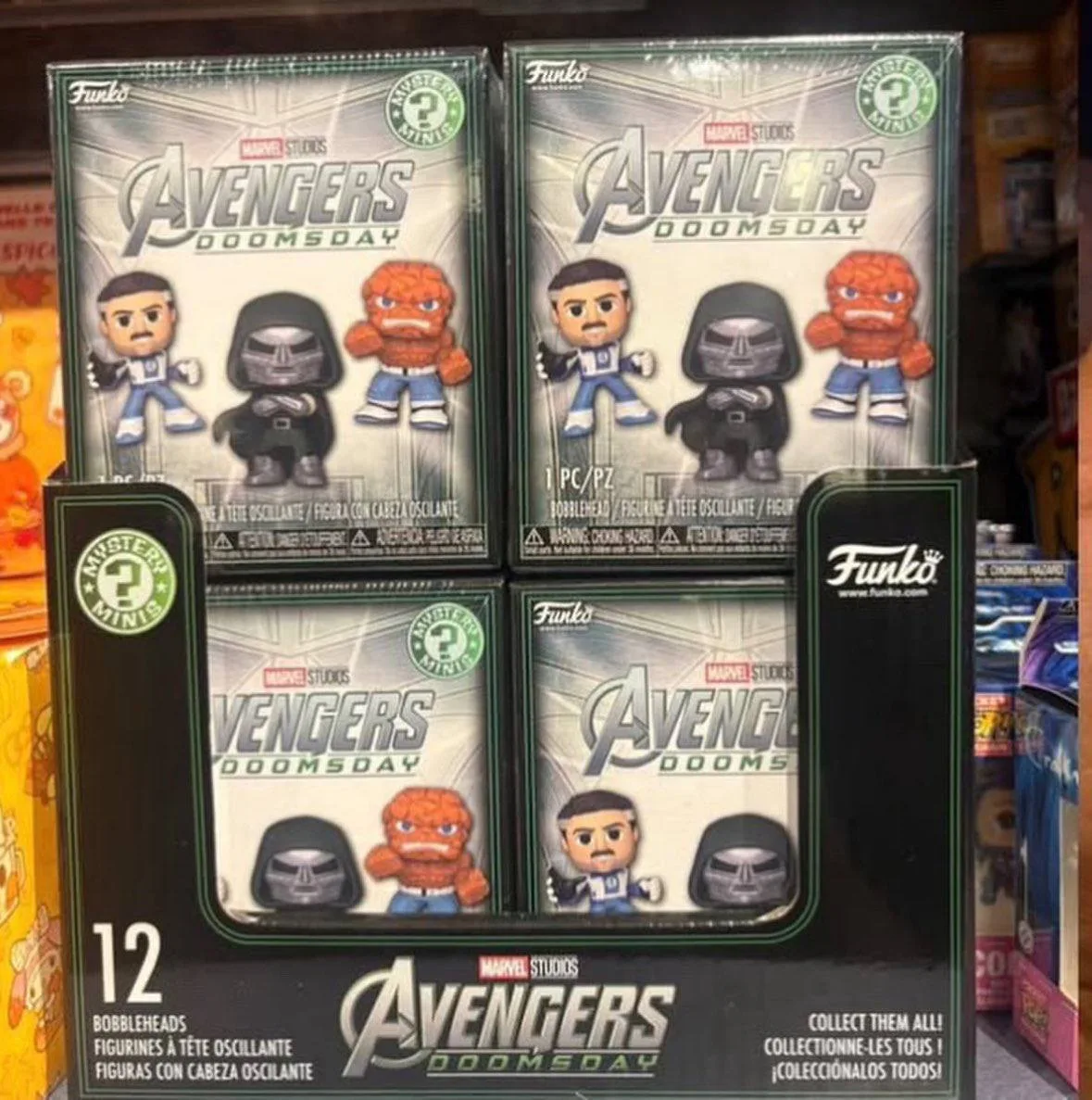 Вышли фигурки Mystery Minis по фильму «Мстители: Доктор Дум».