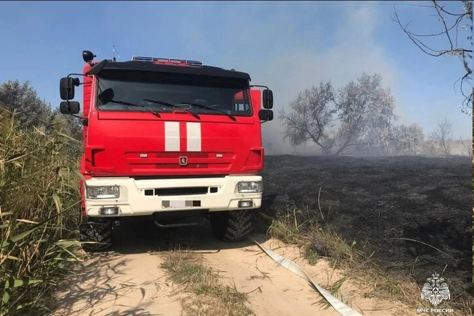 🚒 Херсонские пожарные четыре раза выезжали на вызовы из-за обстрелов ВСУ