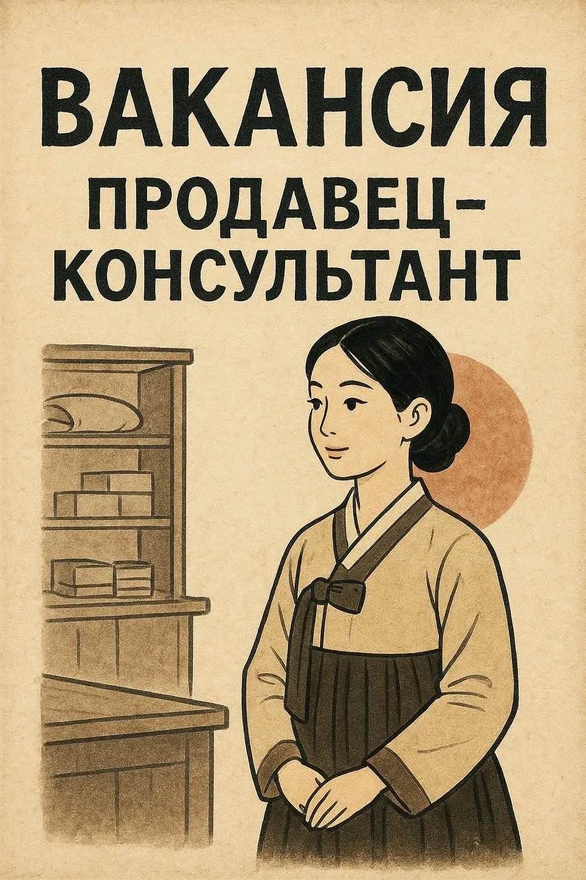Вакансия: Продавец-консультант (Япония/Корея) 🌸