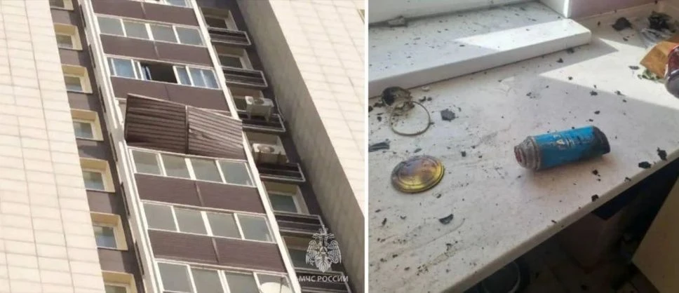 Кот взорвал квартиру в многоэтажке в подмосковном Одинцово, пока хозяев не было дома. Н...