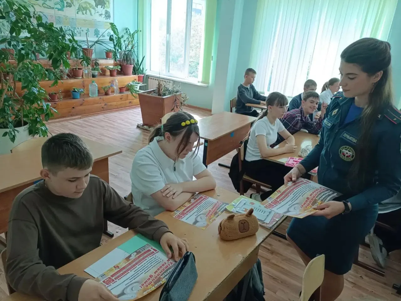 🔥 Профилактическая беседа по пожарной безопасности в 6 «А» классе! 🔥
