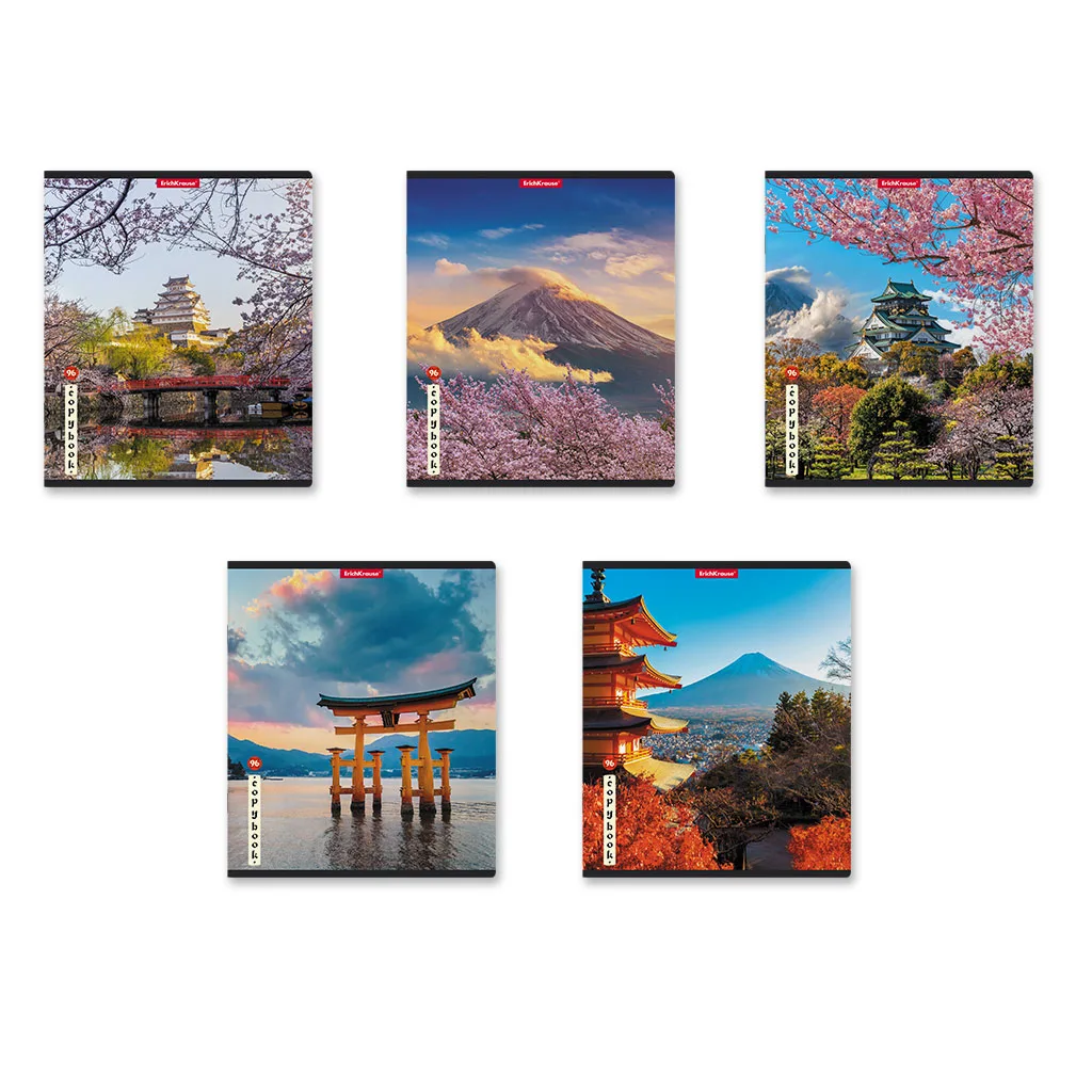 Тетрадь 96л кл. "Mysterious Japan" MIX-PACK глянце