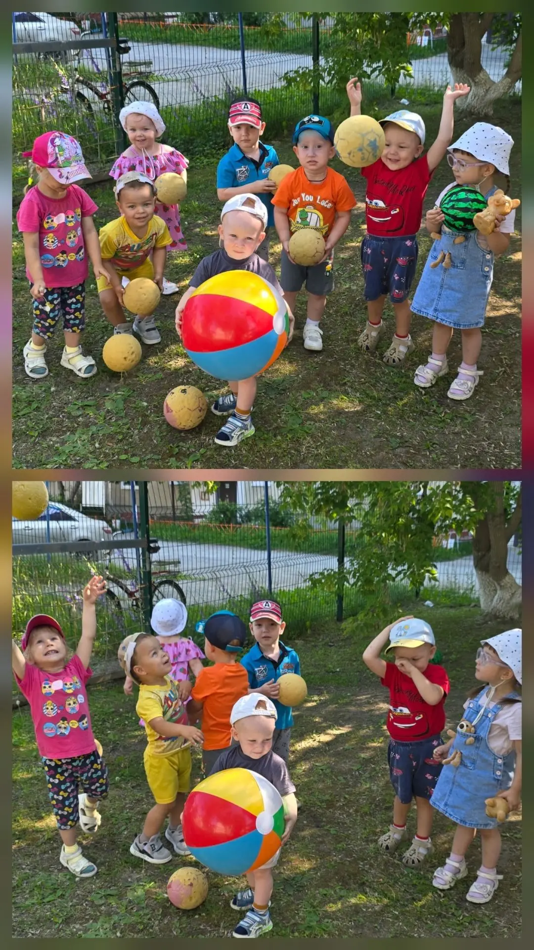 «Мой весёлый звонкий мяч…» 🏀

Мяч⚽ — одна из самых любимых игрушек, с которой начинает играть ребён