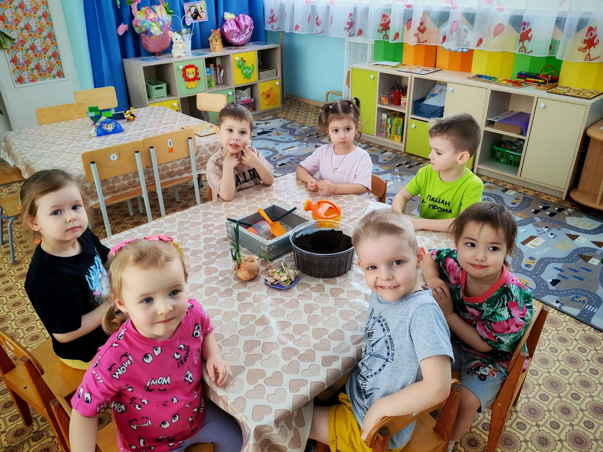 Посадили огород,