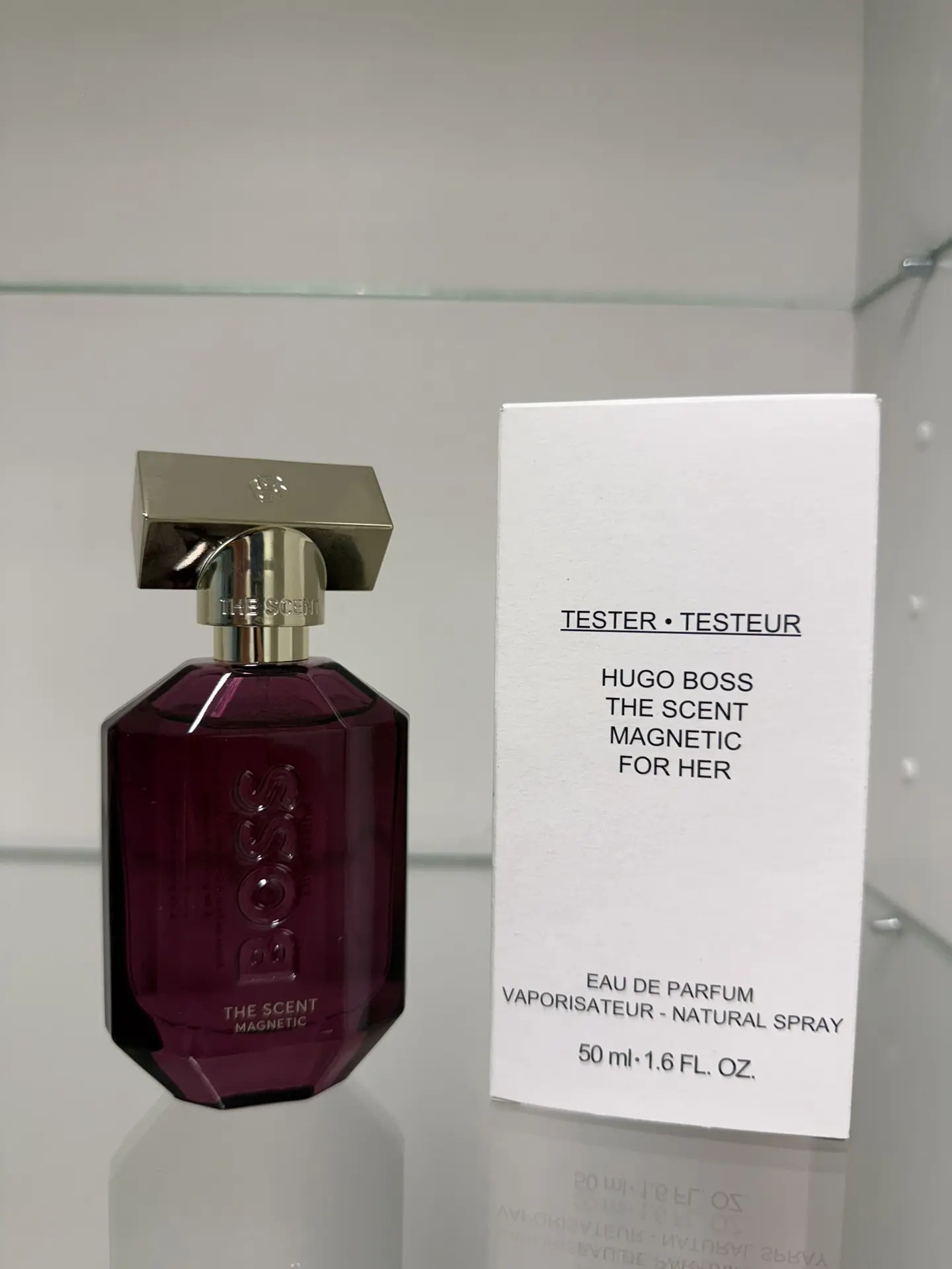Оригинал, Hugo Boss - The Scent Magnetic for Her 50ml, edp, tester, с крышкой, женские,...