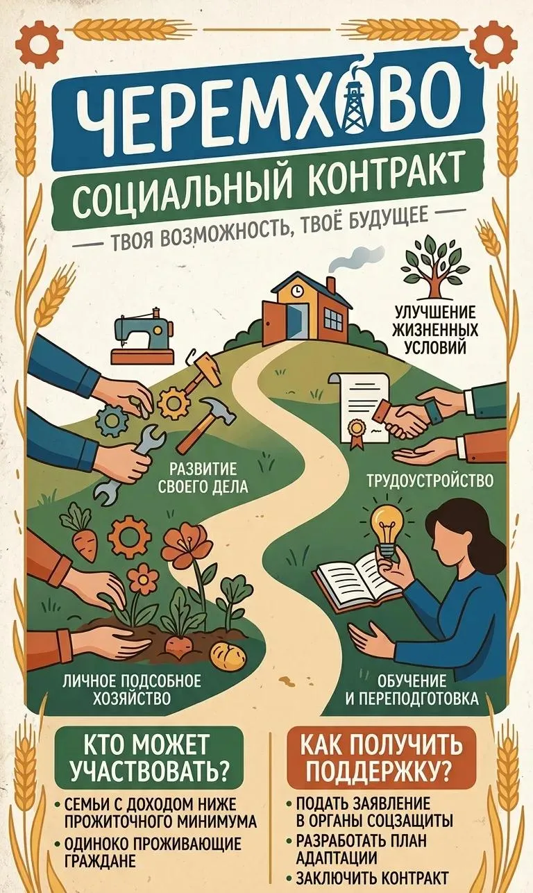 💼 Социальный контракт – финансовая поддержка для новых возможностей!