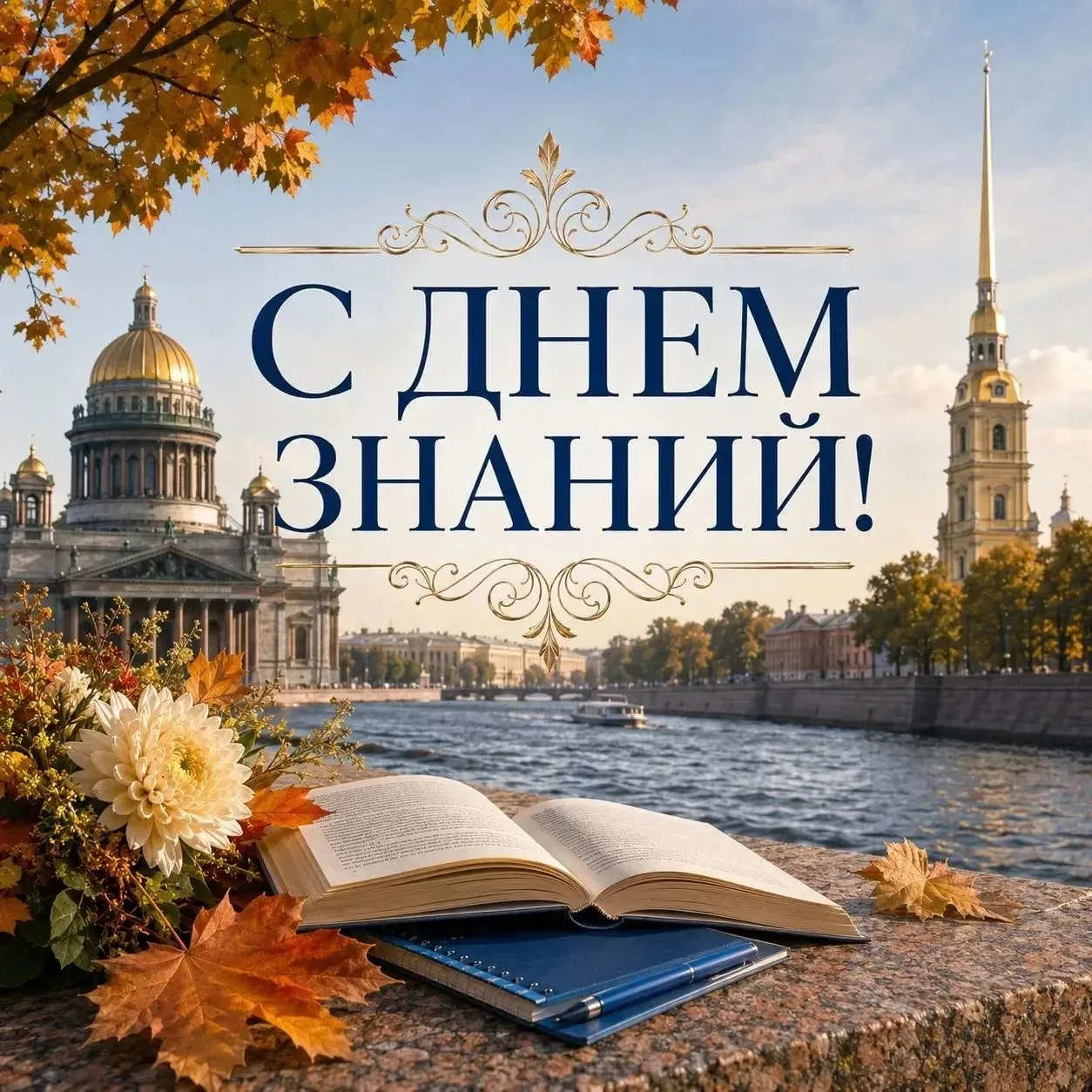 С Днём знаний! В добрый путь за новыми горизонтами 🍂📚
