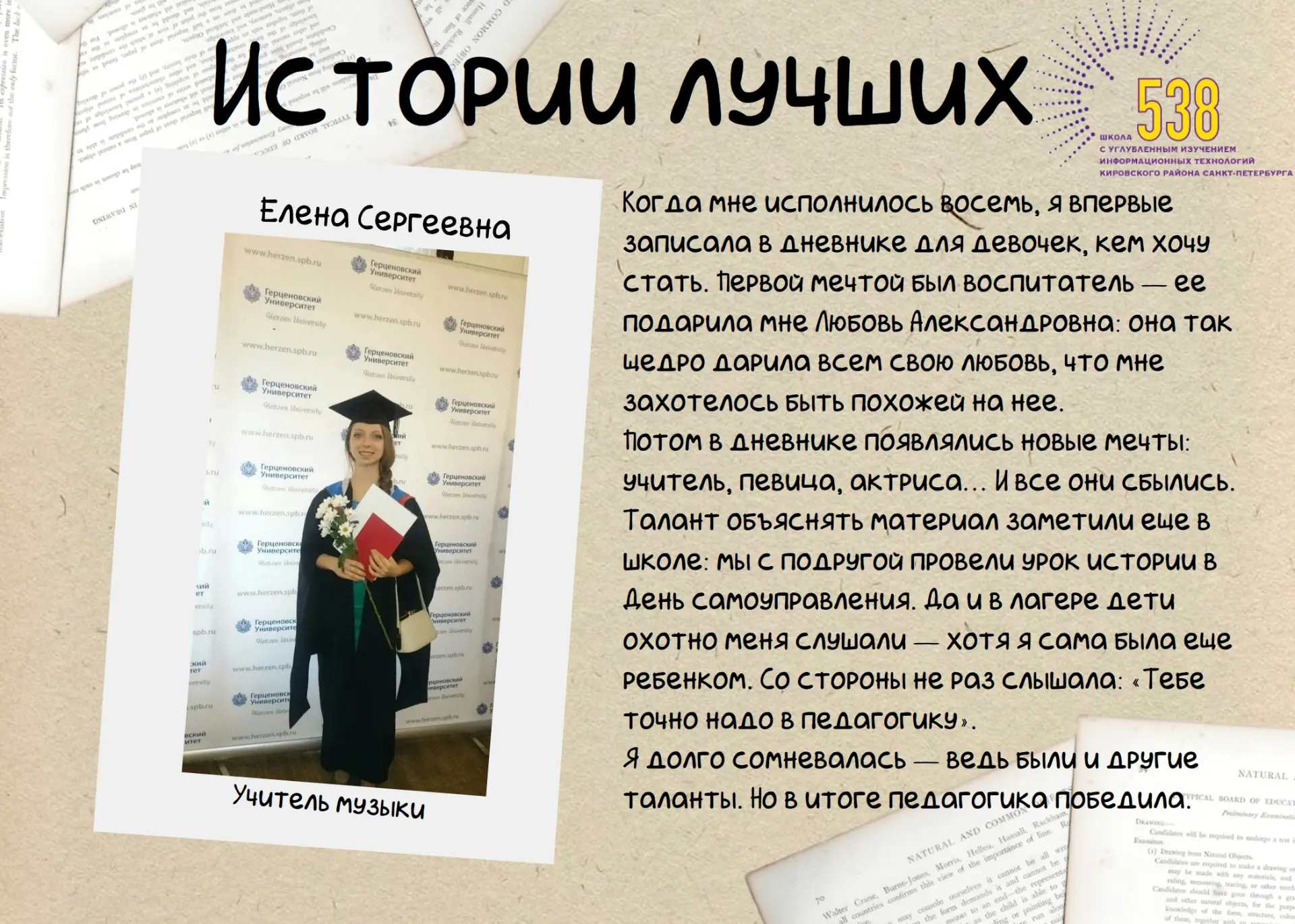 Учитель музыки – Мельниченко Елена Сергеевна