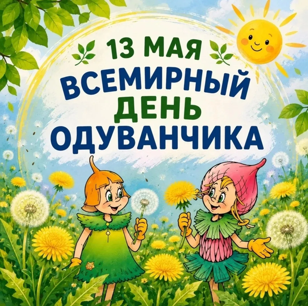 Одуванчик — символ тепла 🌞, весны 🌸 и пробуждения природы 🌱.