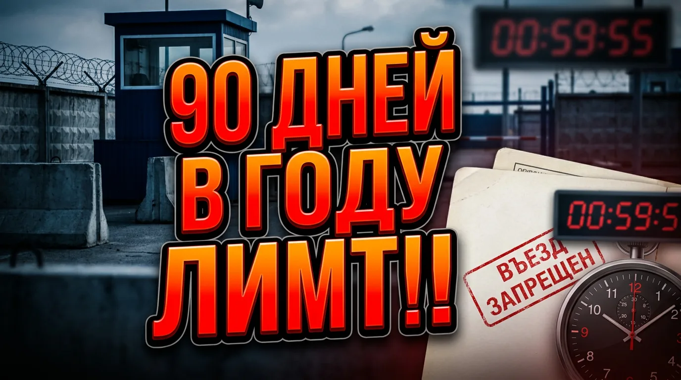 #миграция #пребывание #документы

⏳ Лимит 90 дней в году для безвизовых иностранцев

Безвизовые инос