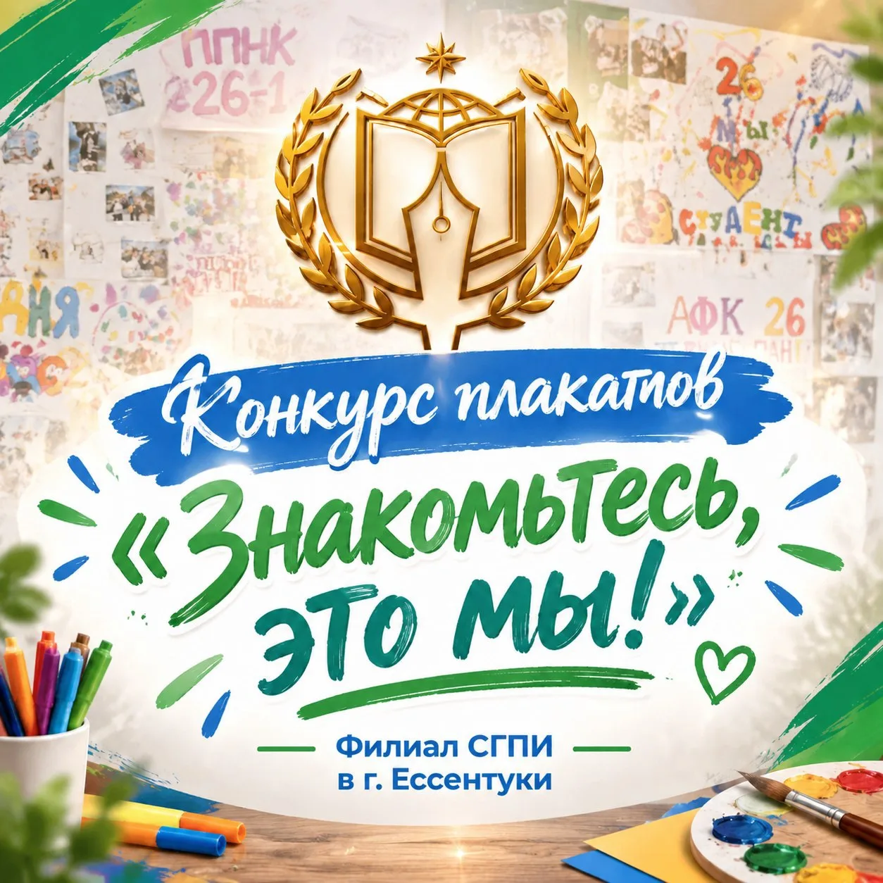 КОНКУРС ПЛАКАТОВ «ЗНАКОМЬТЕСЬ, ЭТО МЫ!»