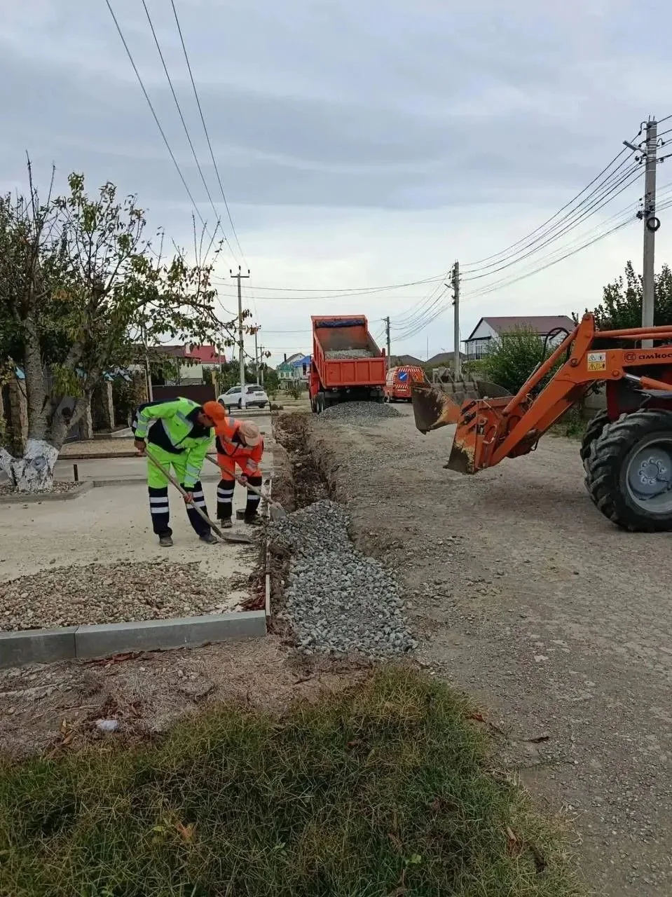 🚧 Где сейчас ремонтируют дороги в сёлах и хуторах Анапы