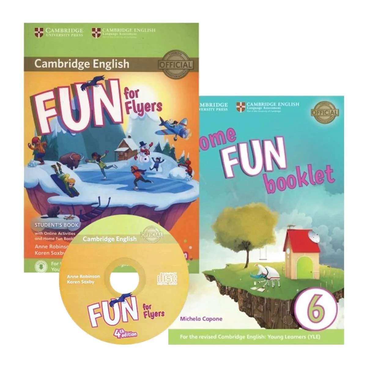 Fun for Flyers 4th Edition — это популярное учебное пособие от издательства Cambridge U...