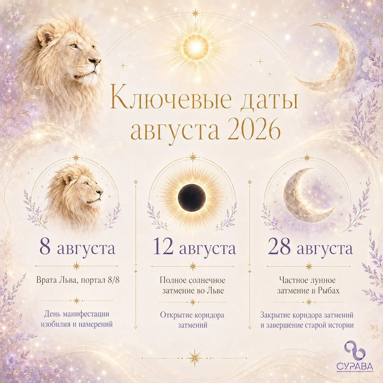 ✨ Август‑2026: ловим ритмы месяца и бережно используем мощные энергии

Август будет насыщенным на ас