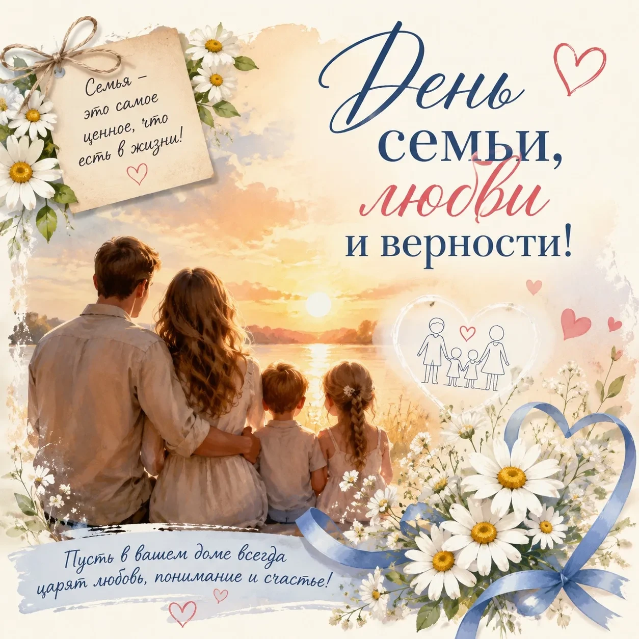 ❤️ 8 июля — День семьи, любви и верности! ❤️

Семейные ценности для россиян — это не просто слова, а
