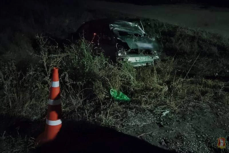 😱ДТП в Ольховском районе: водитель «Лады» вылетел в кювет