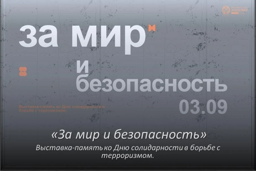 «За мир и безопасность»