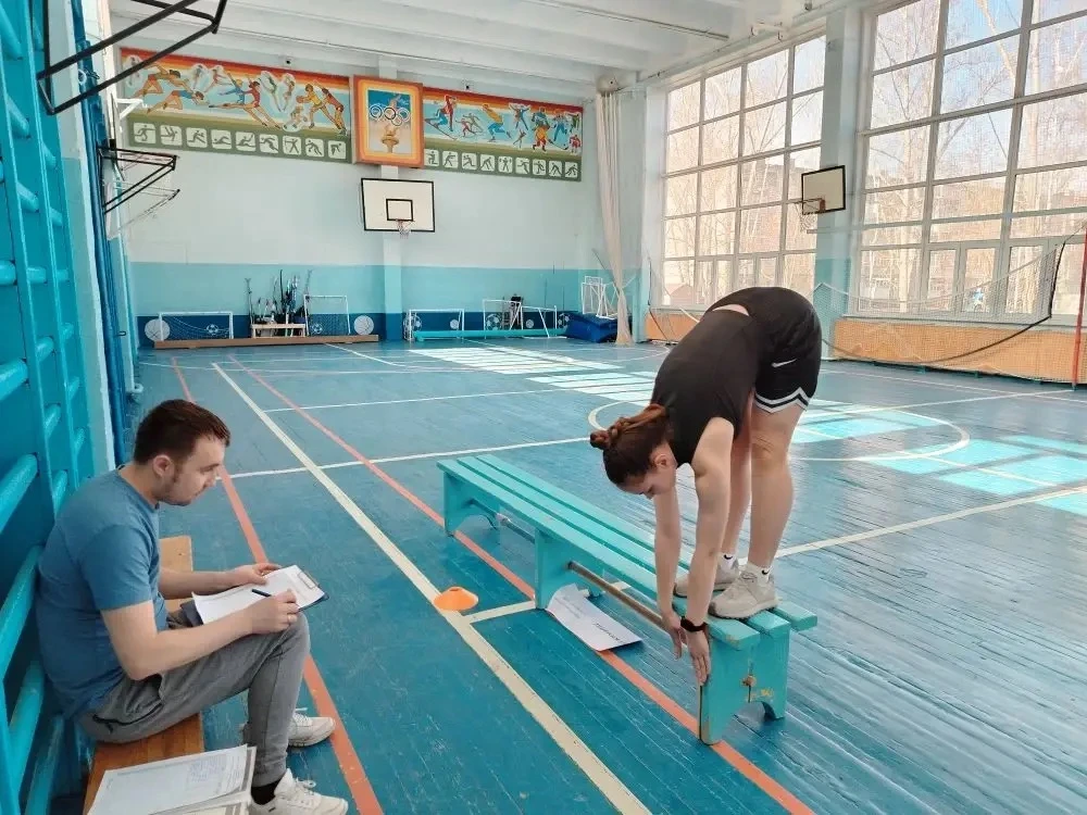 💪 День здоровья в школе: сдаём нормы ГТО!   🏃7 апреля в 1‑м корпусе прошёл настоящий праздник спорта