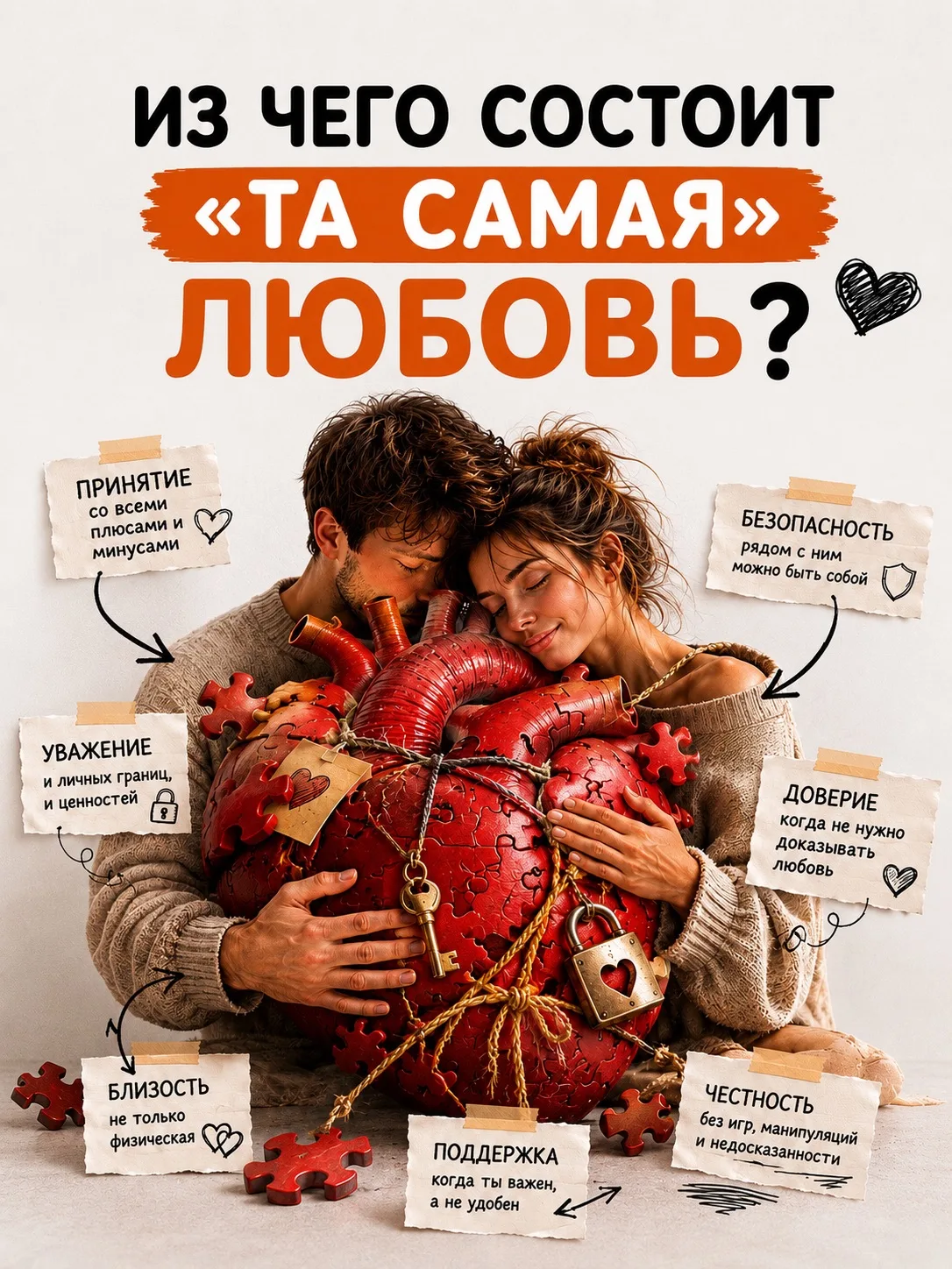 Друзья, из чего всё-таки состоит «та самая» любовь?