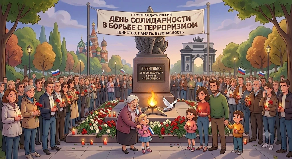 3 сентября в России отмечается День солидарности в борьбе с терроризмом. Эта памятная д...