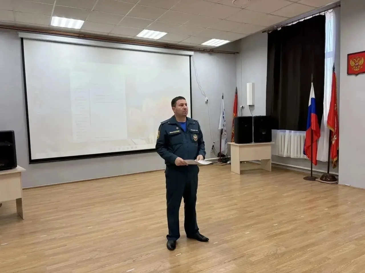 ✅🚒Сотрудники 86 ПСЧ провели всероссийские уроки по гражданской обороне в школах Талицк...