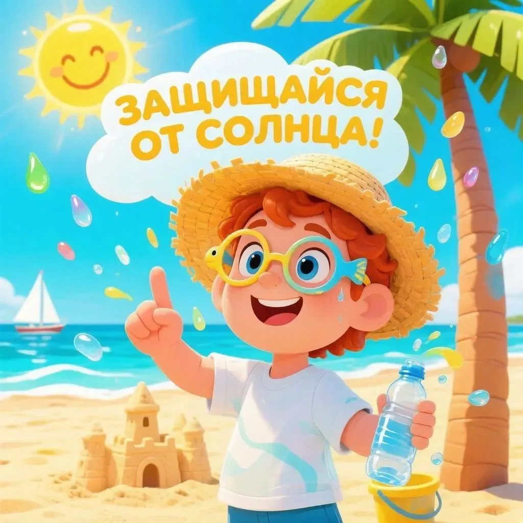 🌤️☀️ Солнце: друг или враг? 🌤️☀️

Чтобы лето было безопасным, запомните 5 правил:

1️⃣ Шляпа или п