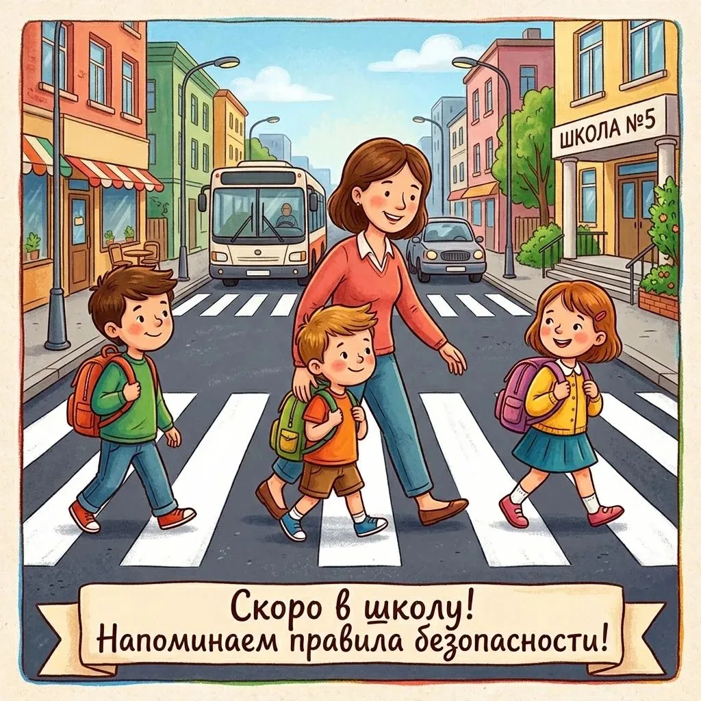Лето подходит к концу, и совсем скоро улицы станут оживленнее: дети возвращаются с кани...