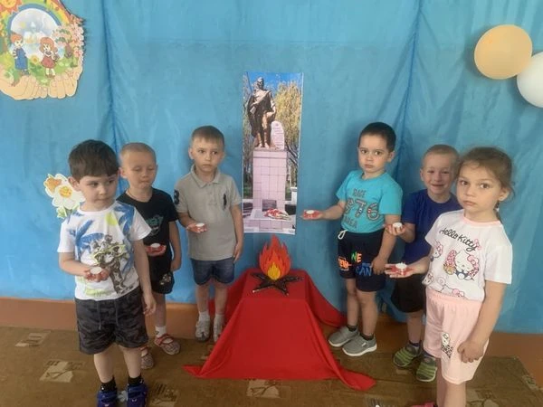 В нашем детском саду тоже прошел День памяти и скорби, посвященный началу Великой Отечественной войн