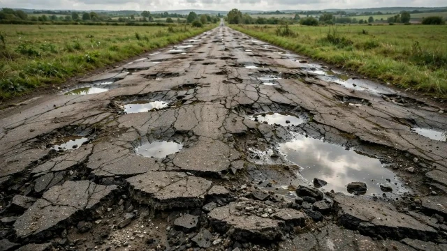 🚧Дорожные провалы у ДК в Болохово: «Тулаавтодор» отбился в суде от 10,5 млн