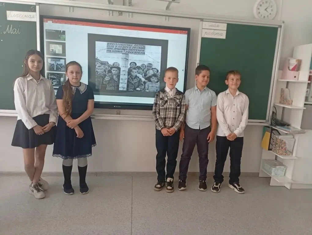 📍 В преддверии Дня Победы прошли особенные тематические уроки немецкого языка под руководством учите