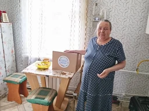 🌼Благотворительный фонд «Дари Надежду» из г. Москва организовал доставку продуктовых наборов пожилым