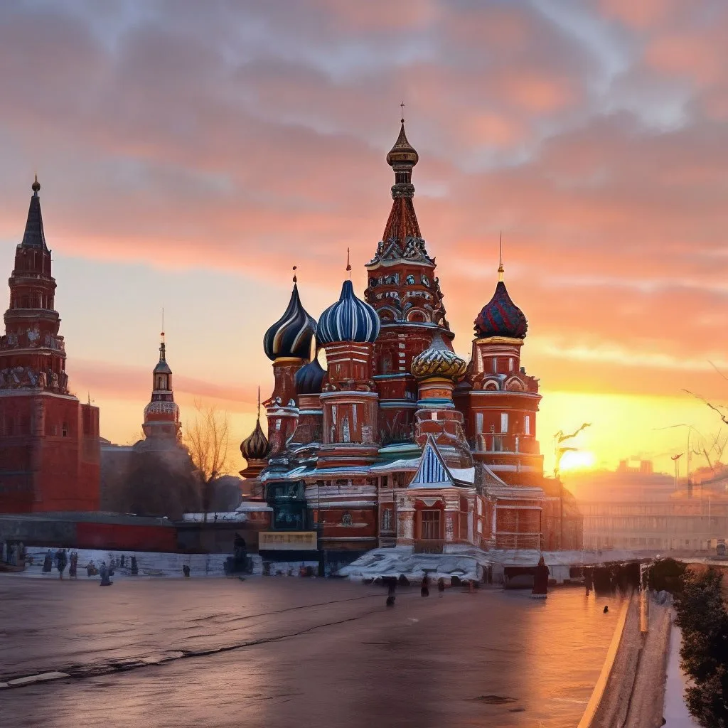 🌅Золотой рассвет над столицей