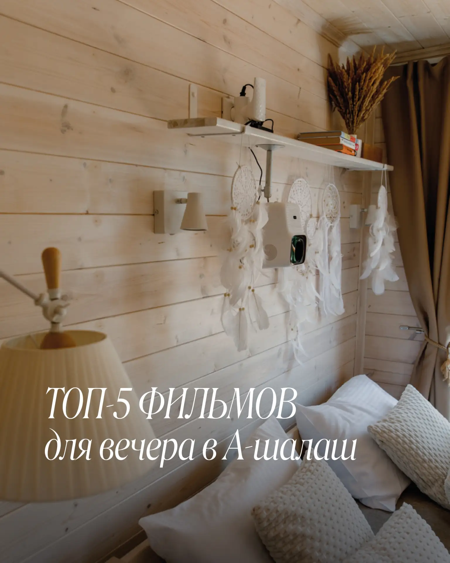 Домик, лес за окном и хороший фильм🧡