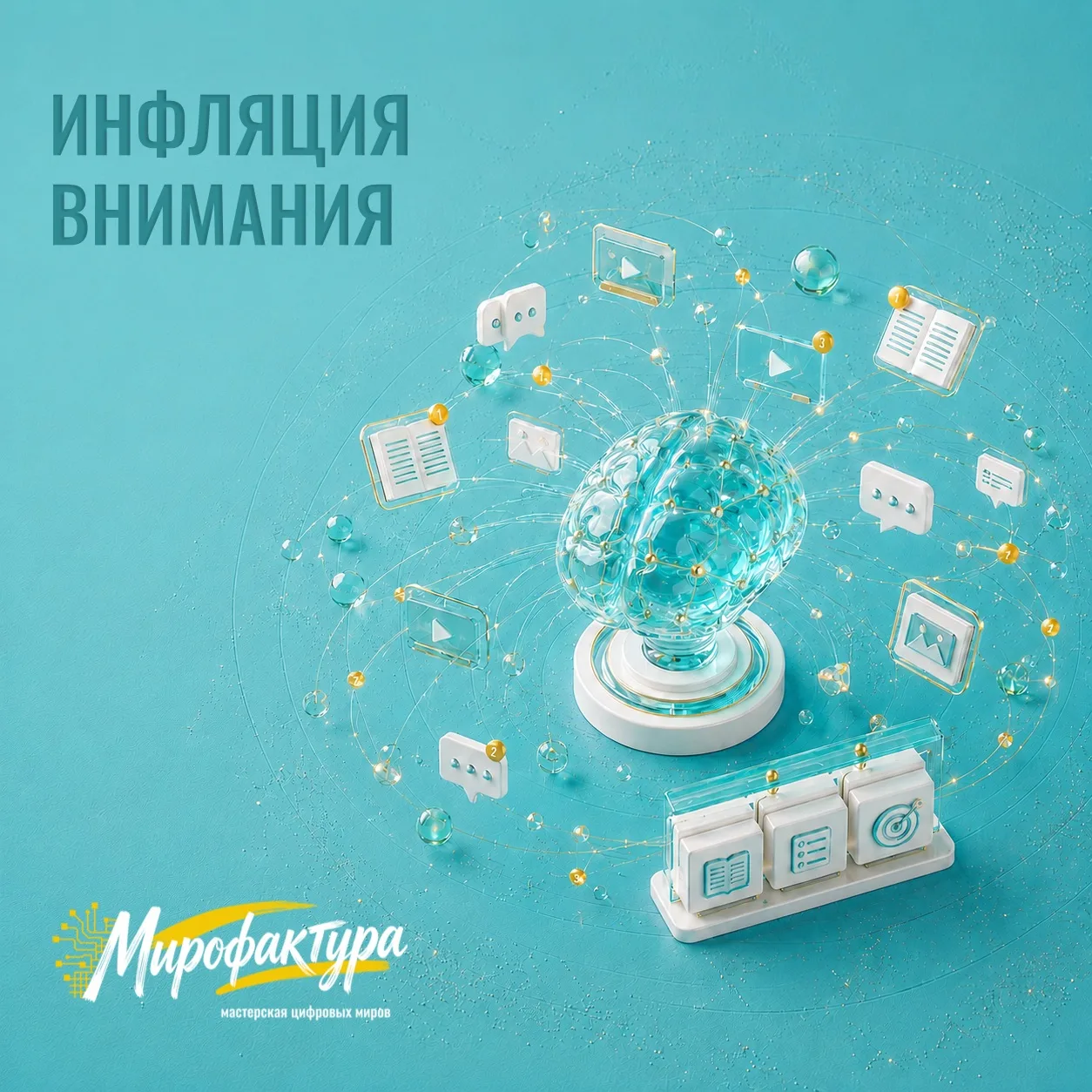 Инфляция внимания 
Чем больше информации и каналов, тем меньше внимания каждому. Замечали?

Я вижу с