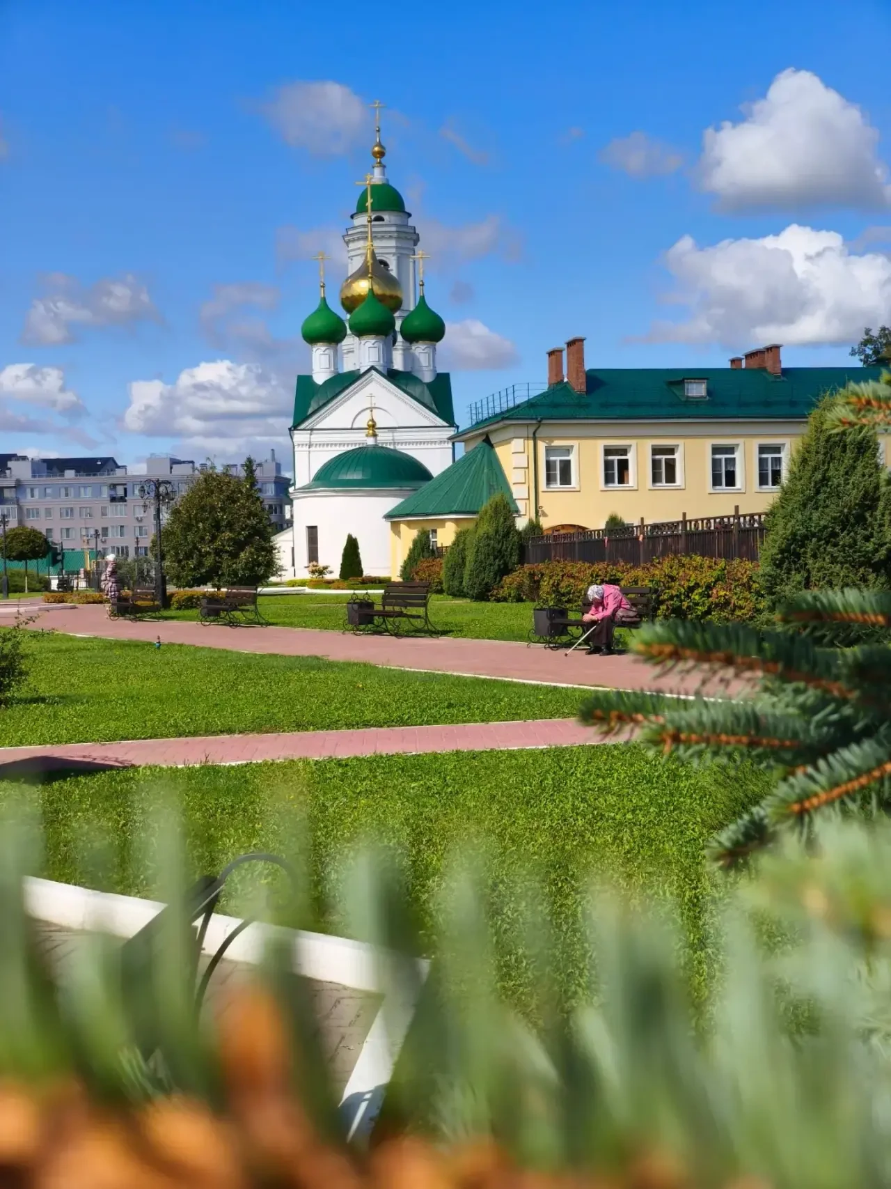Красивые пейзажи Сергиевской слободы.