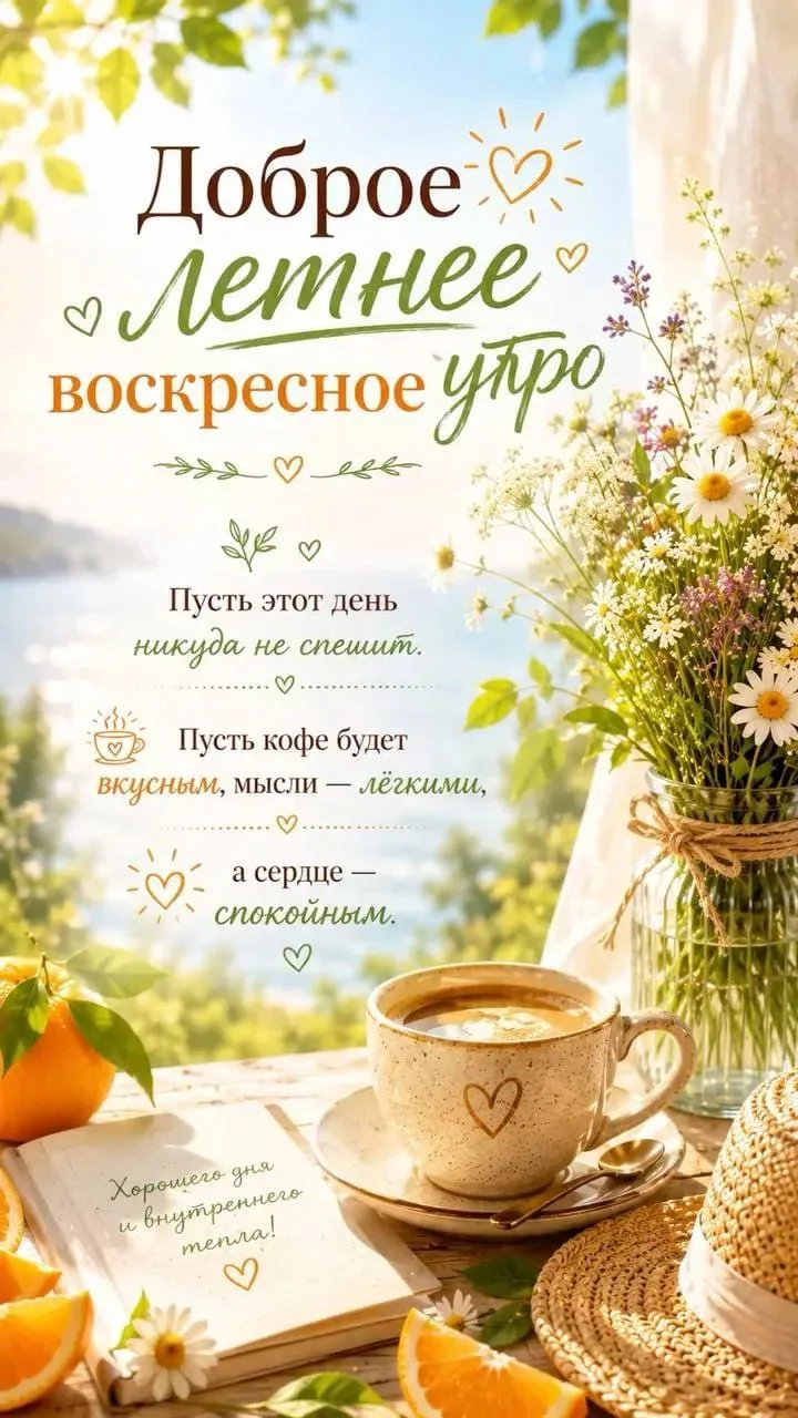 Доброе воскресное утро, друзья!
