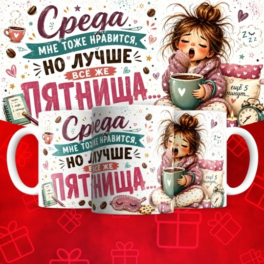 Утренний перерыв! На каком уровне «сонной девочки» вы сегодня? 👇