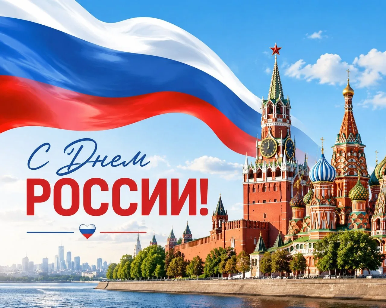 С Днём великой страны! С Днём России! 🇷🇺
Здесь наши корни, наши дома и наши сердца. Пусть в стране