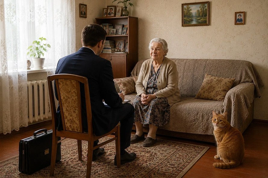 Коты с цветами и ножами: неожиданные приключения нотариусов на выезде