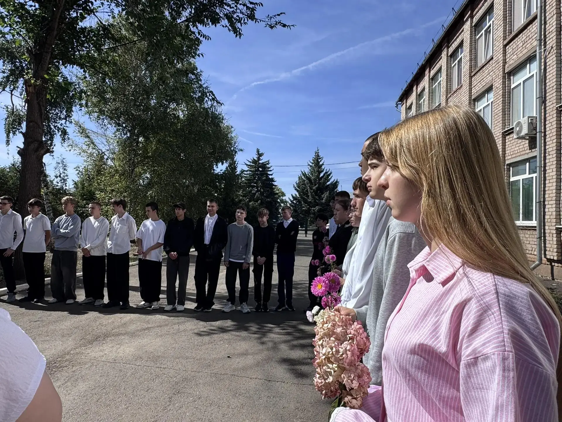 ‼️Общешкольная линейка