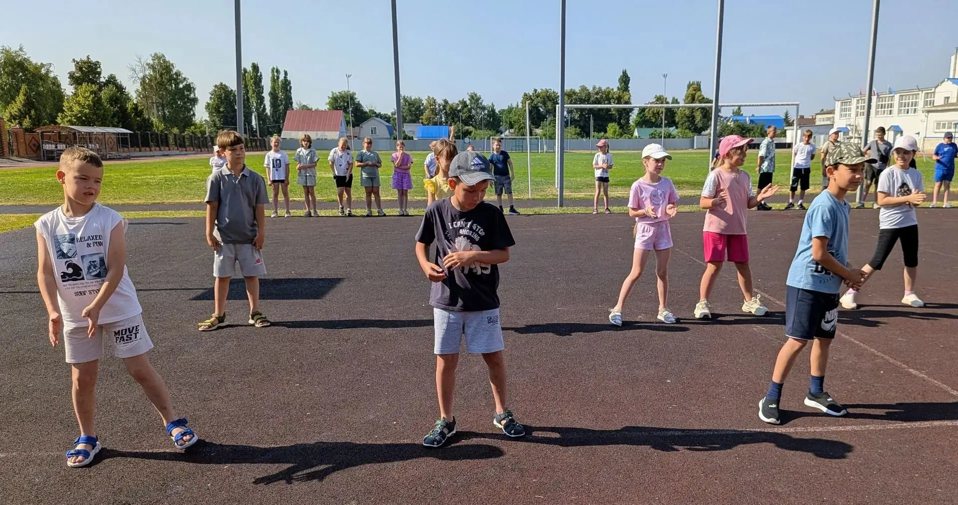☀️ Последние деньки лагерной смены… Как же быстро летит время! ☀️

День, как и всегда, начался по тр