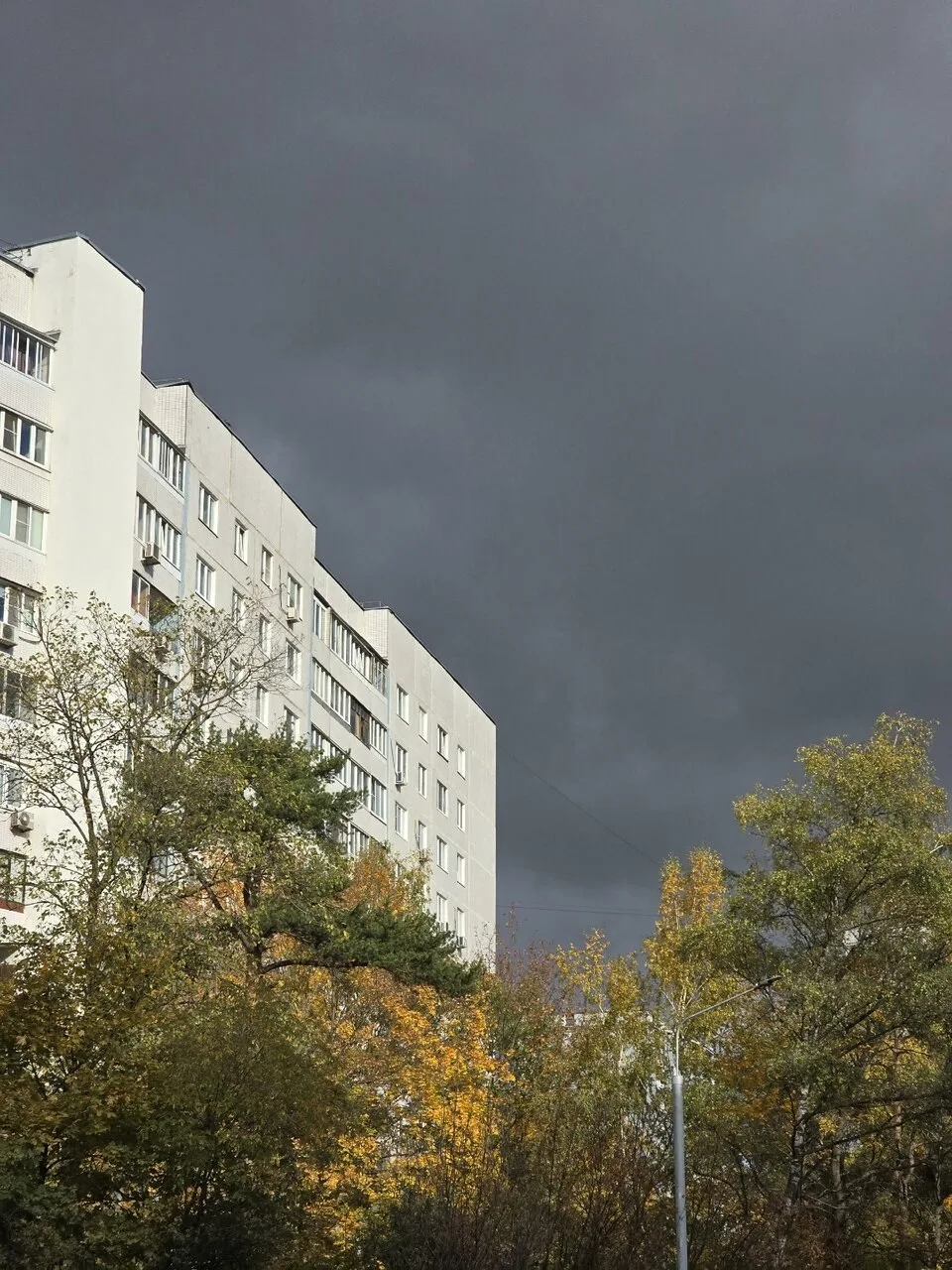 Ненастная погода над Зеленоградом ☁