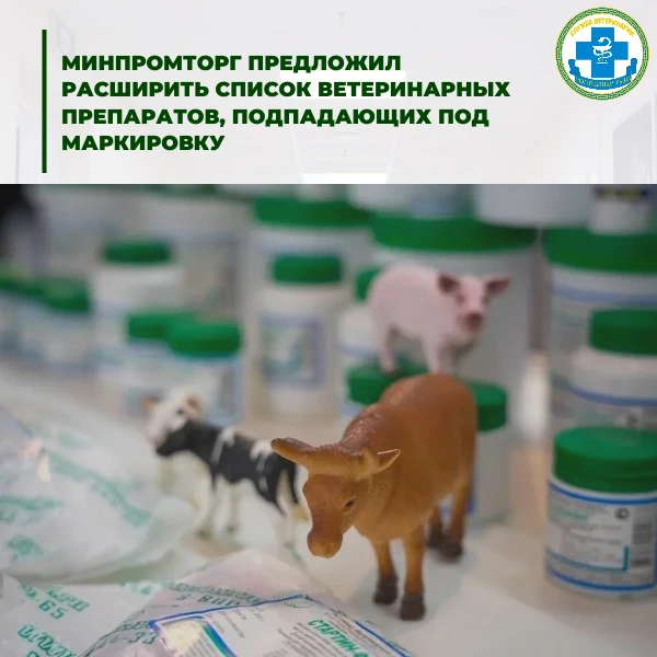⚕Минпромторг предложил расширить список ветеринарных препаратов, подпадающих под маркировку

📄Минпр