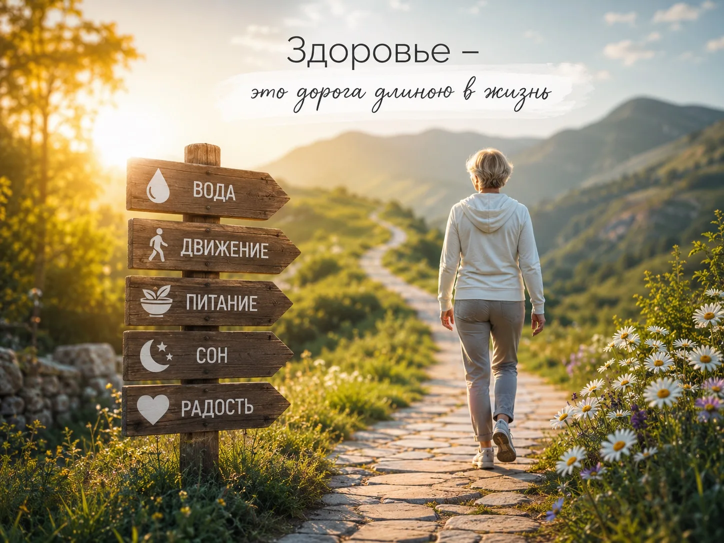Здоровье — это дорога длиною в жизнь  Мои дорогие, за годы практики я заметила одну очень важную вещ