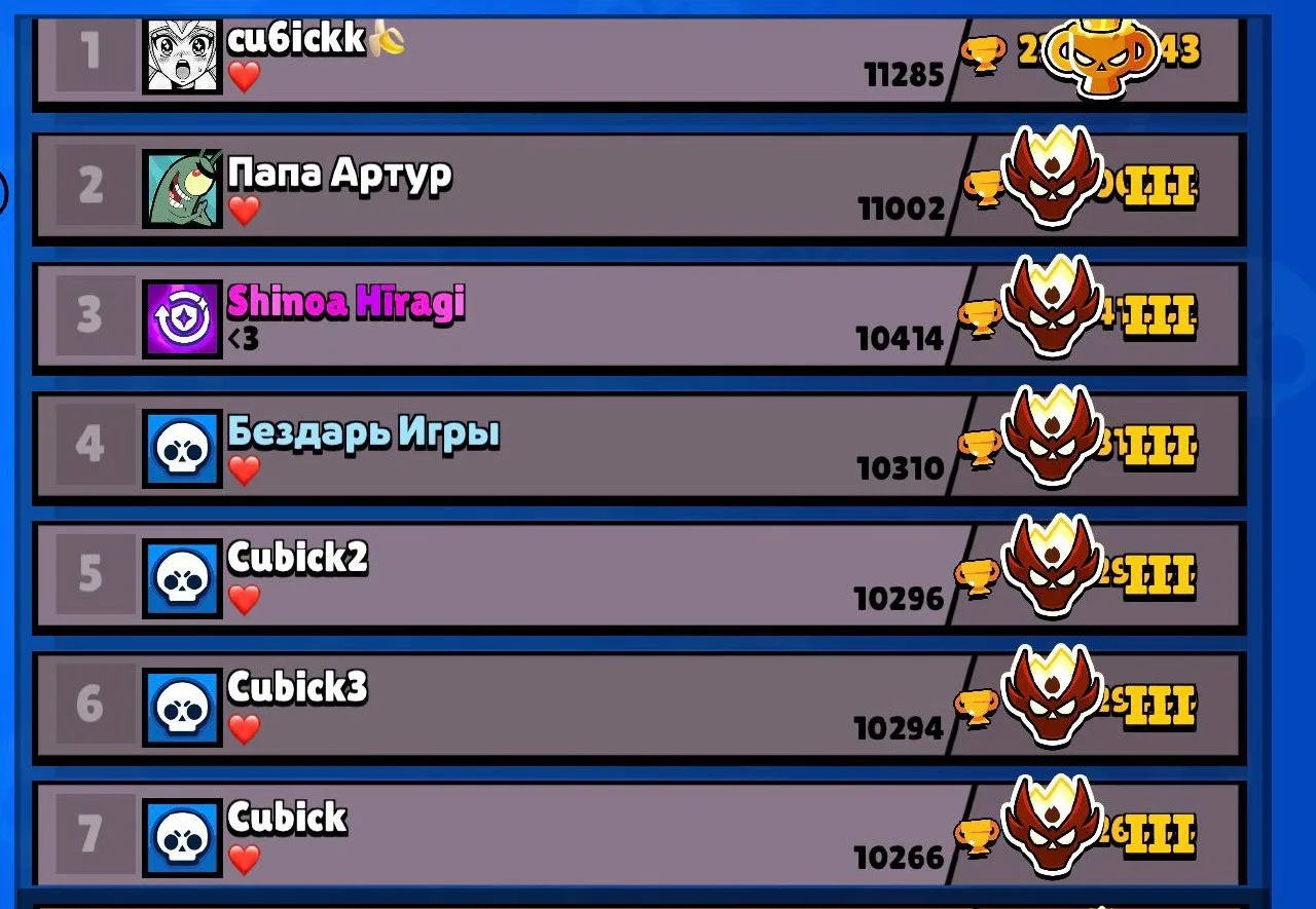 😄 Кубик делает историю

За этот сезон Кубик планирует апнуть 7 Pro-рангов в Brawl Stars, поставив р