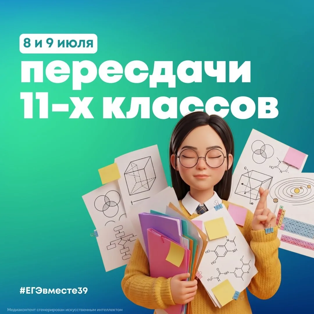 8 и 9 июля пройдут пересдачи для выпускников 11‑х классов 📚
